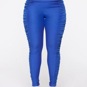 Just Statin' The Facts Pants - Cobalt